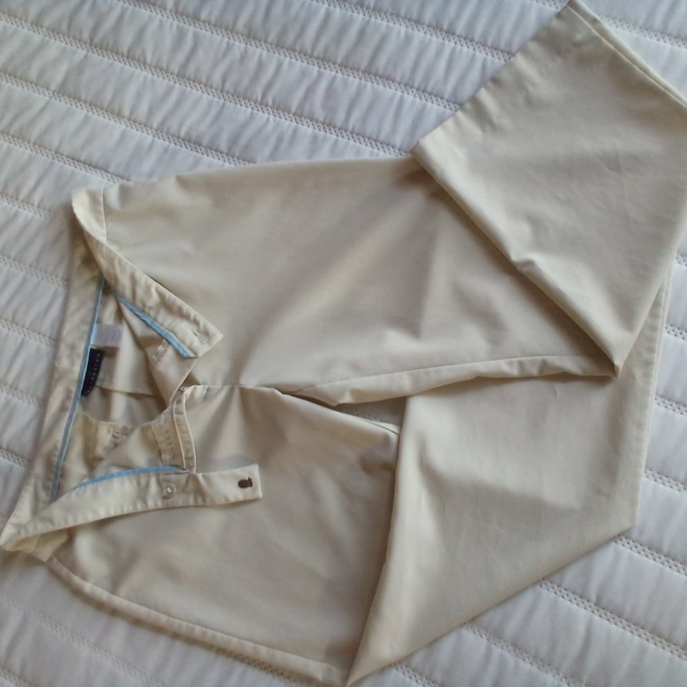 attention lady's winter white dress pants size 14